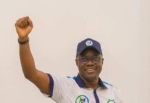Crowds Cheer as Makinde Presents Adekanmbi at APM Primary in Ibadan