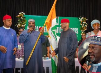 “You Did It Like Arsenal” — Dino Melaye Celebrates Atiku’s Landslide ADC Victory