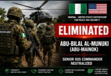 DHQ Confirms ISIS Commander Abu-Bilal al-Minuki Killed in Joint Nigeria-US Counterterrorism Operation