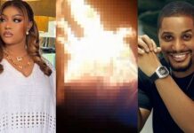 Angela Okorie Sparks Reactions After Burning Dress Worn to Alex Ekubo’s Funeral