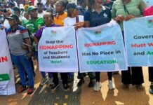 NUT Holds Solidarity Rally in Lagos Over Abduction of Oyo Teachers and Schoolchildren