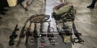 Troops, DSS Bust IPOB Hideout in Enugu, Recover AK-47 Rifles and Ammunition