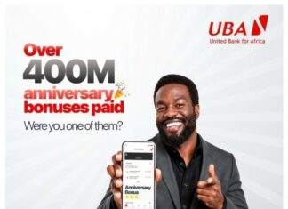 UBA Rewards Customers with Over ₦400 Million in Account Anniversary Giveaway