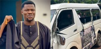 Nigerian Gospel Singer Toluwanisings, Team Escape Death in Ghastly Auto Crash