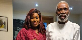 Joke Silva Expresses Gratitude as Fans Celebrate Nollywood Legend Olu Jacobs at 84