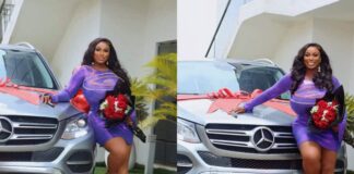 Adunni Ade, Mercy Aigbe, Others Congratulate Damilola Oni on New Mercedes-Benz