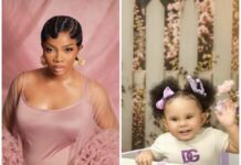 Toke Makinwa Introduces Daughter Yakira to the World, Celebrates Milestone Birthday