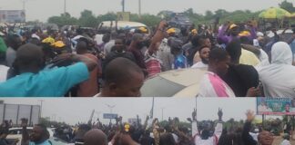 Jubilation in Osun as Adeleke Supporters Flood INEC Headquarters