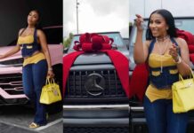 Mystery Partner Presents Mercy Eke with Brand-New Mercedes-AMG G63 on Her Birthday