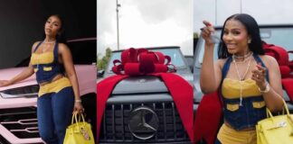 Mystery Partner Presents Mercy Eke with Brand-New Mercedes-AMG G63 on Her Birthday