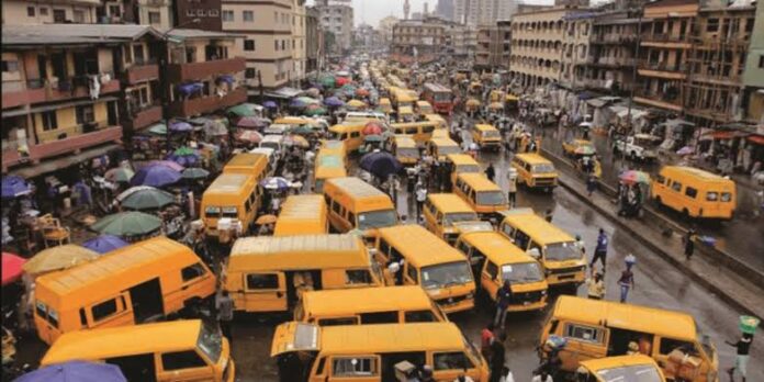 Lagos bus traffic