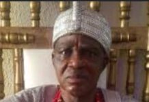 Olota Mourns Onikooko of Kooko Ebiye-Otta, Oba Joel Fashina, Condoles Family, Chiefs