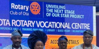 Olota Honoured With Award for Service to Humanity as Wasiu Fatai Emerges 44th Rotary Club of Otta President