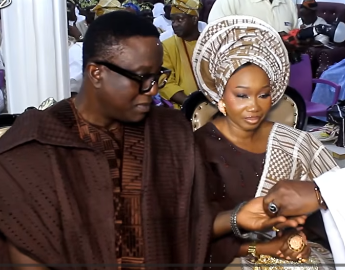 Olota Honours Prince Adedapo Adekunle And Chief (Mrs.) Yewande Adekunle With Chieftaincy Titles